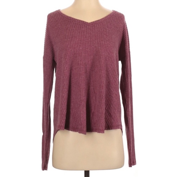 Mudd | Long Sleeve Top V Neck Martin Pink - Picture 4 of 8